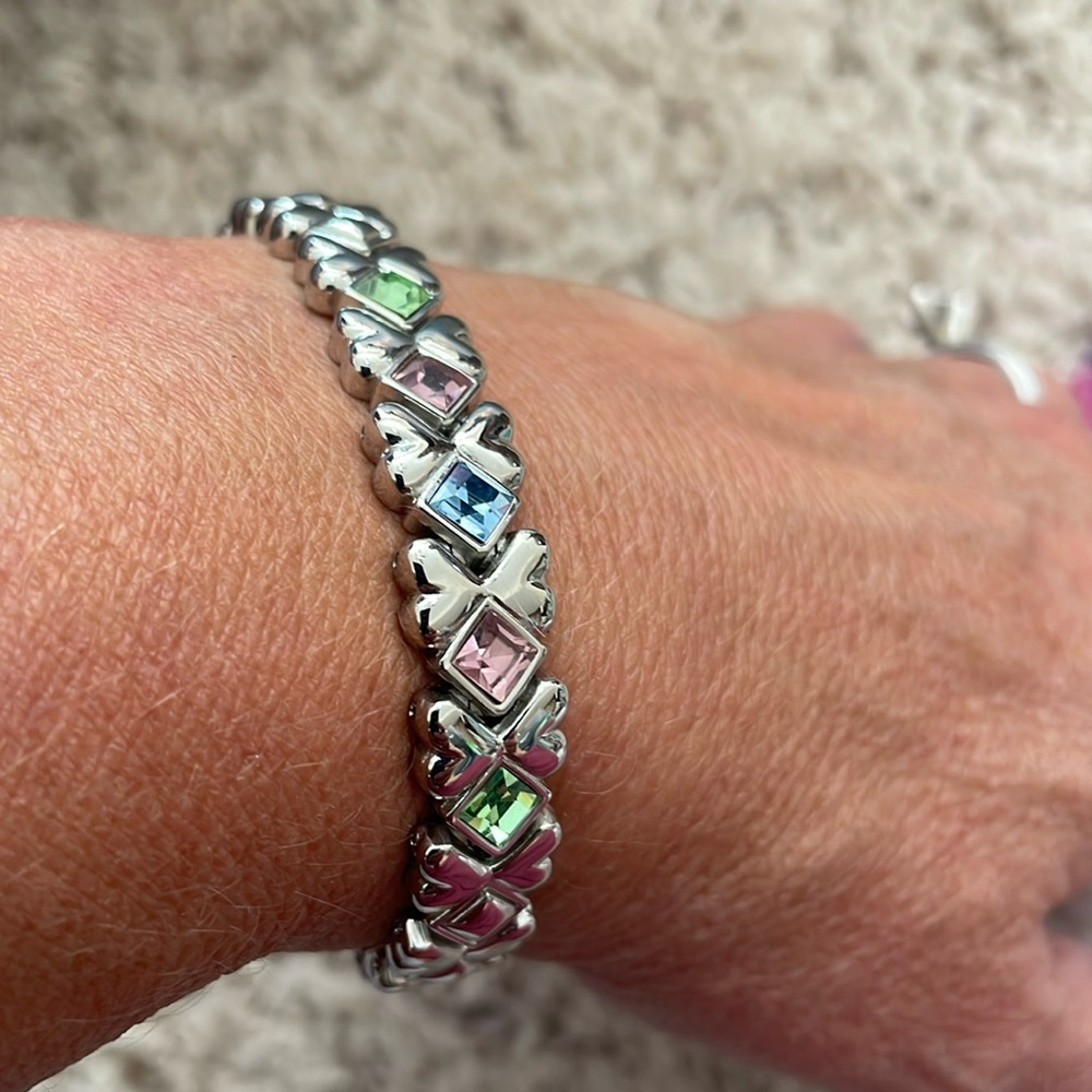 Silver toned bracelet
